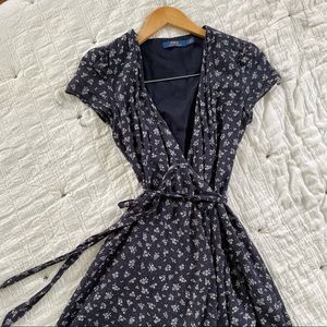 Ralph Lauren navy floral summer dress like new